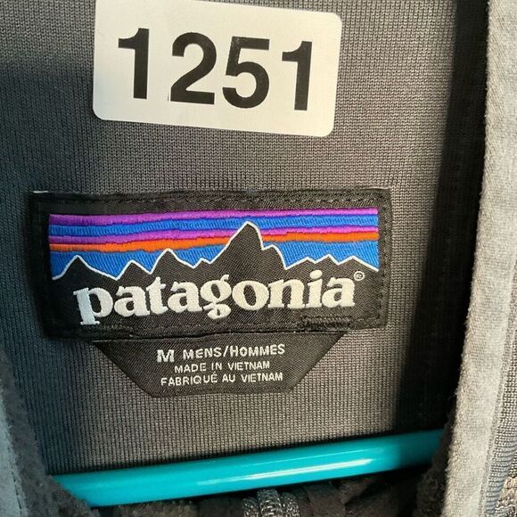 Patagonia Polartec Men’s Medium Cross trek 1/4 Zip Pullover Fleece Forge Grey - Picture 2 of 8